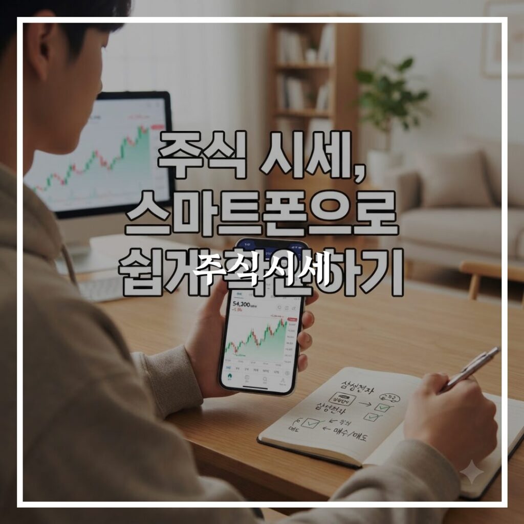 주식시세 실시간 확인 방법, 초보자도 쉽게 따라하기