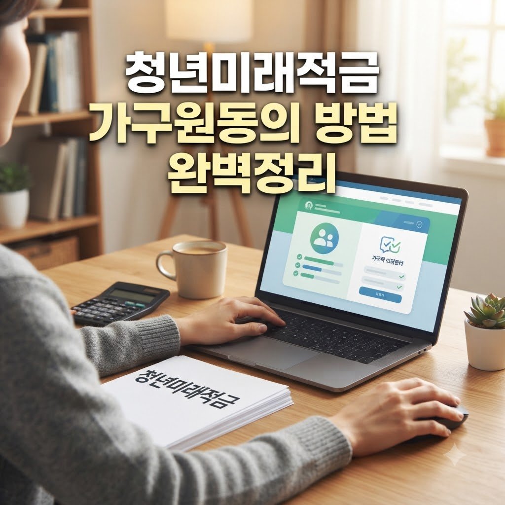 청년미래적금 가구원동의 사이트 이용 절차 한눈에