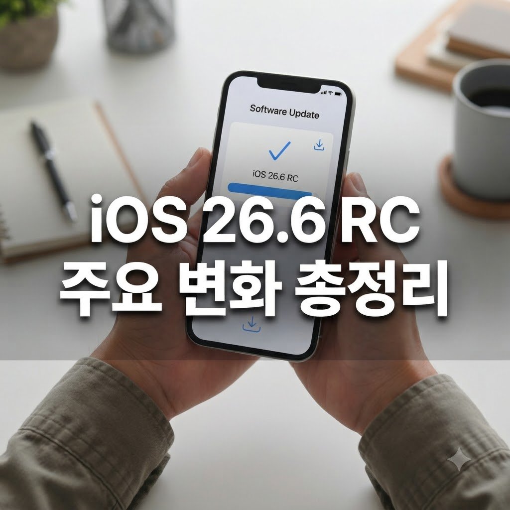 ios 26.6 rc 후기 업데이트 주요 변화 이렇게 해결됩니다