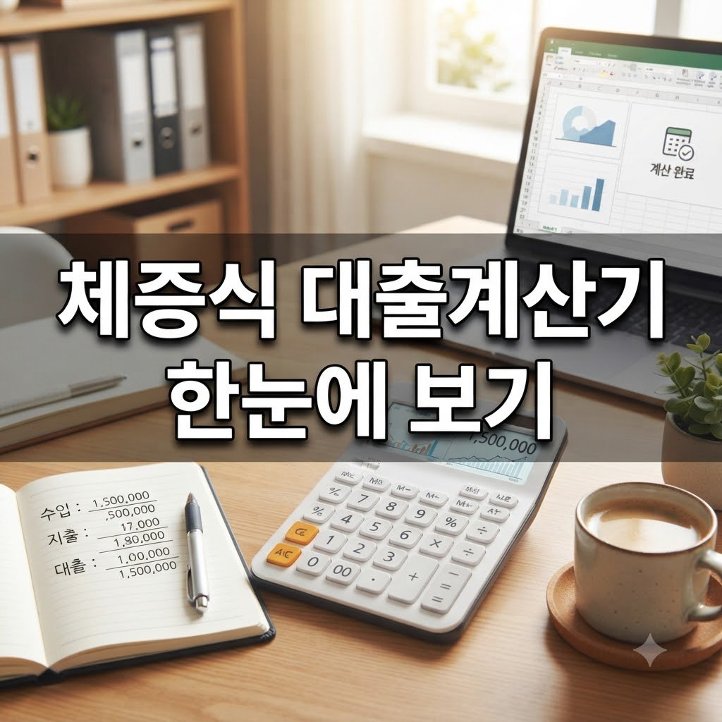 체증식대출상환계산기 사용 대상자 조건과 한눈에 보기