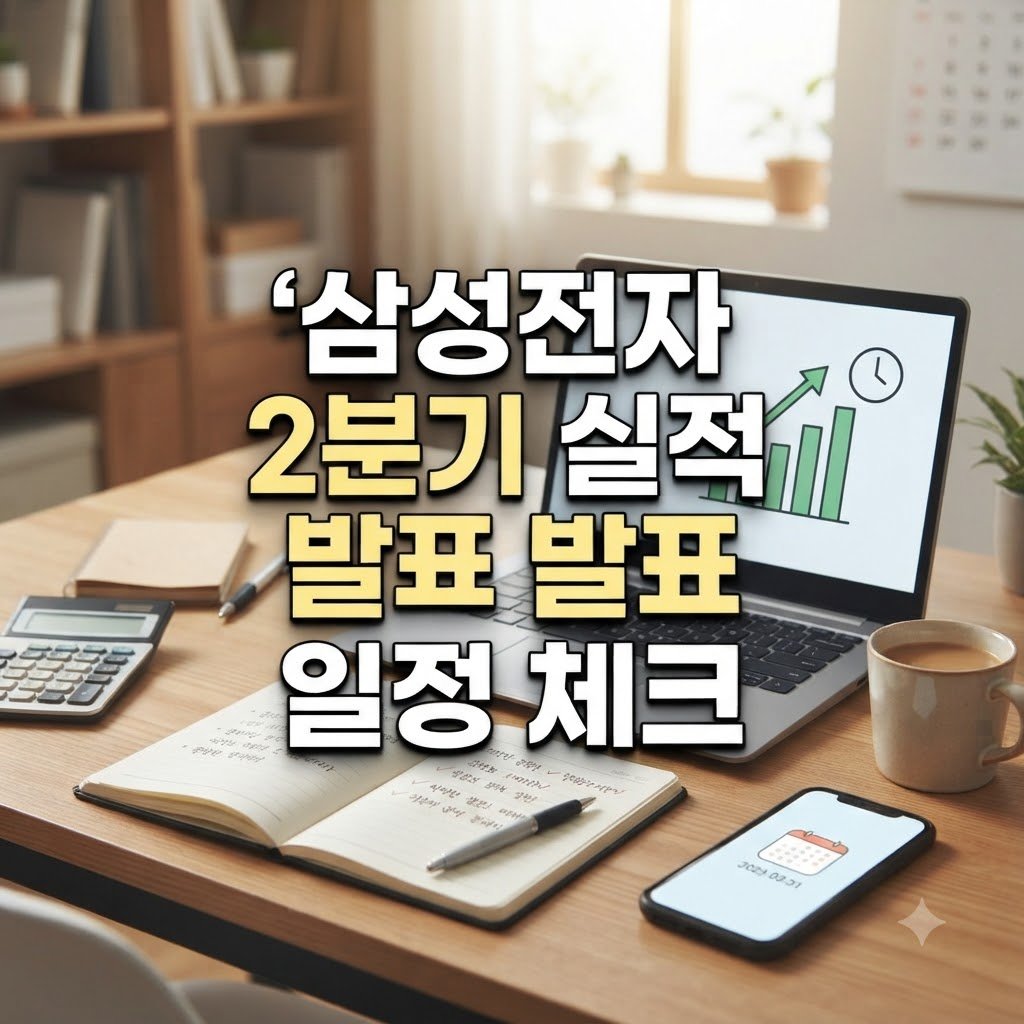 삼성전자 2분기 실적 발표일 일정, 발표 시기와 주목할 점 핵심 확인
