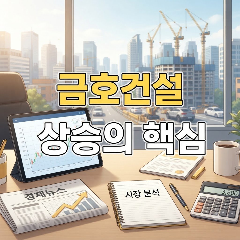 금호건설 주가 오르는 이유, 최근 실적 개선에 따른 핵심 포인트