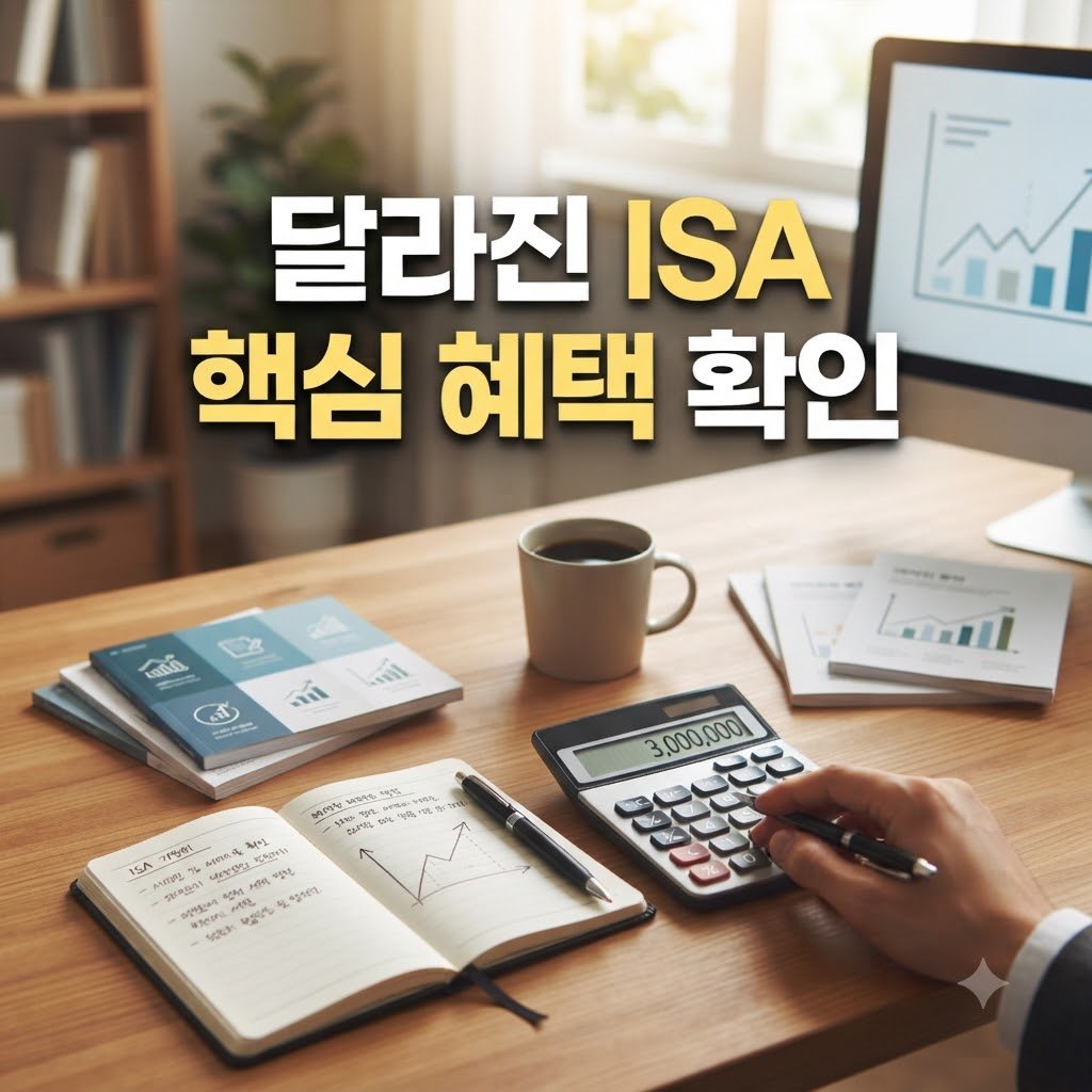 isa 개편 주요 내용과 대상 조건 확인