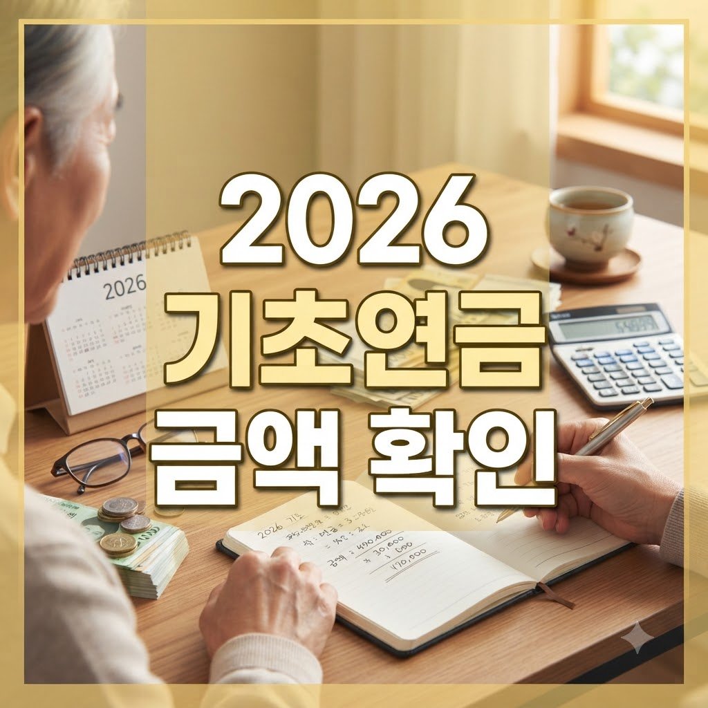 2026년 기초노령연금 금액 대상과 지급 조건 확인