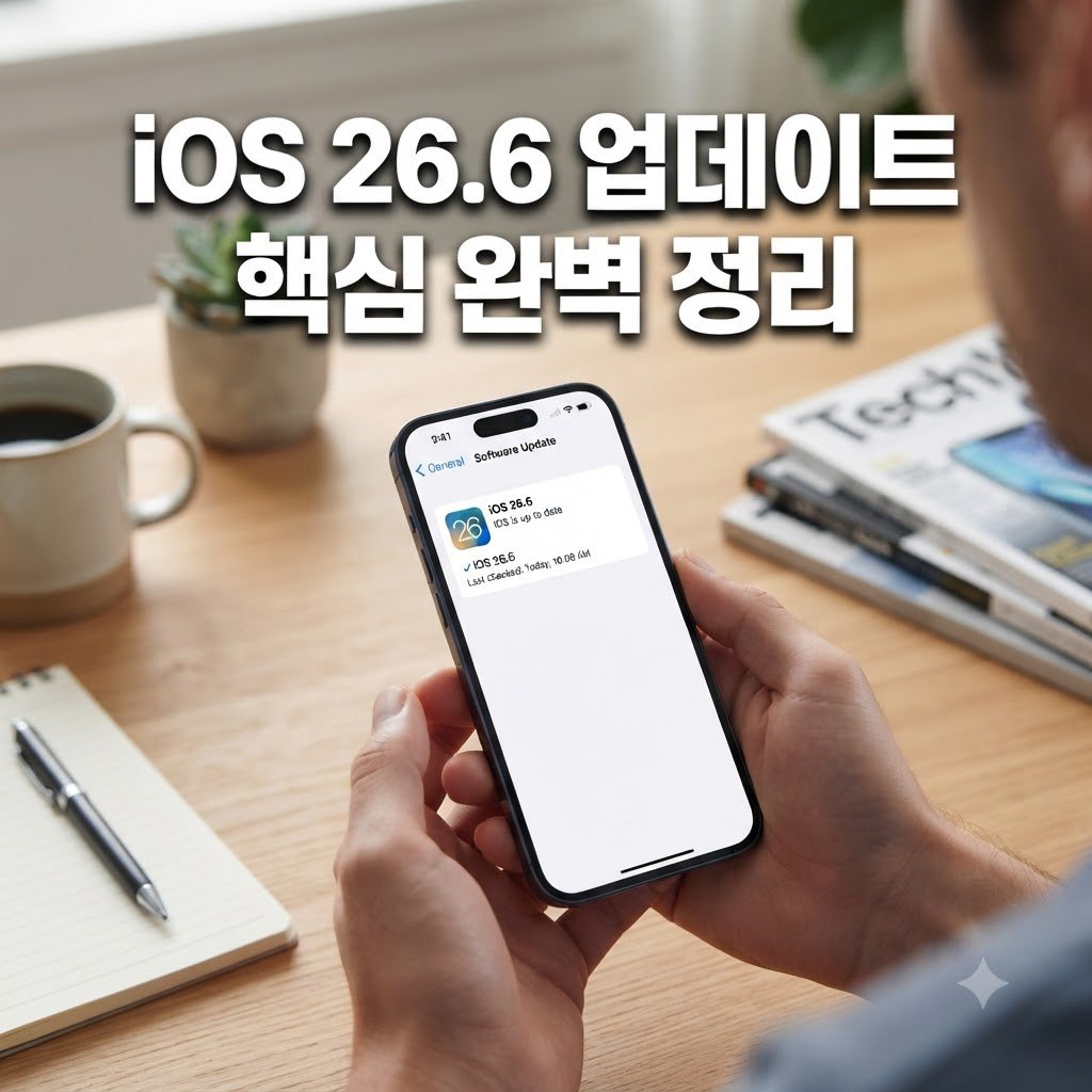 ios 26.6 정식 업데이트 방법과 설치 절차 한눈에