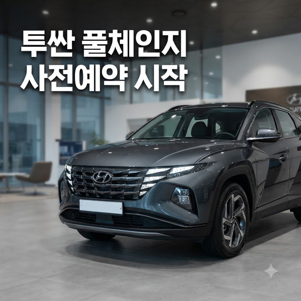 현대 투싼 풀체인지 사전예약 가격과 혜택 조건 확인