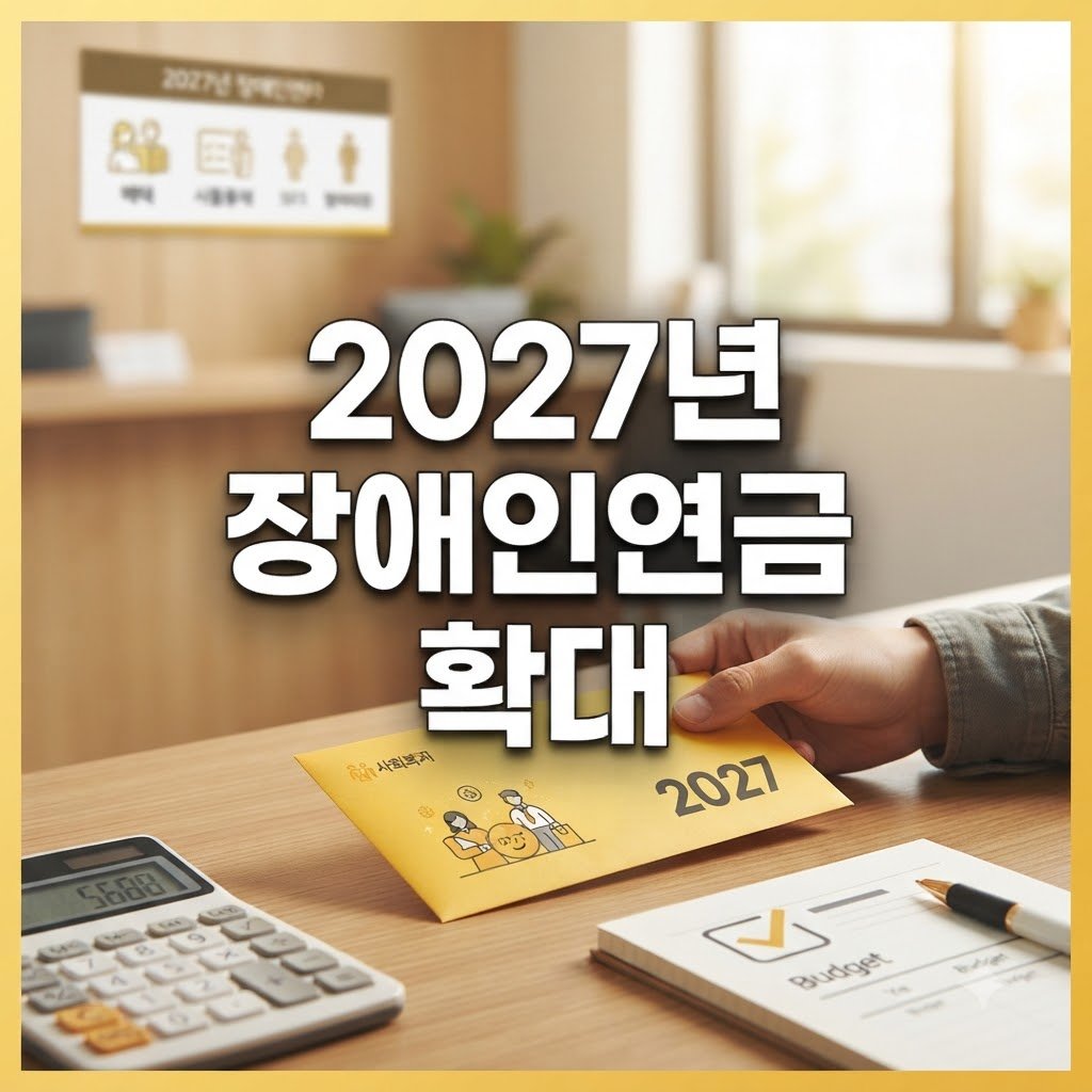 2027 장애인연금 확대 대상과 지원 범위 살펴보기