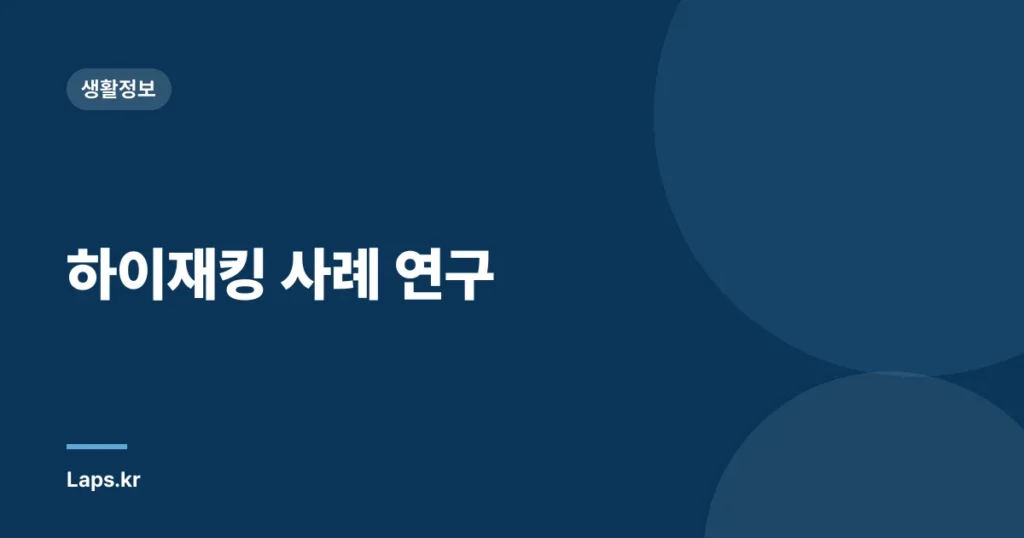 하이재킹 사례 연구