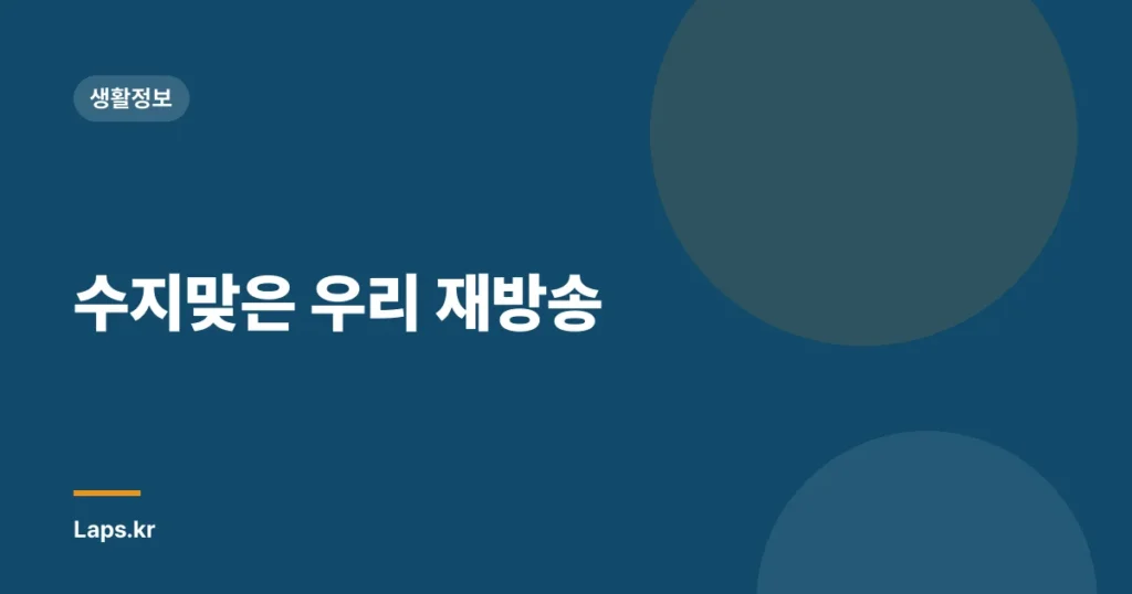 수지맞은 우리 재방송