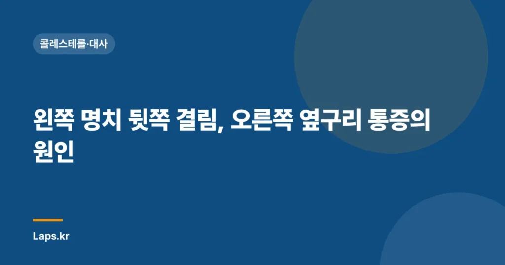 왼쪽 명치 뒷쪽 결림, 오른쪽 옆구리 통증의 원인|  가능성 높은 7가지 질환 | 옆구리 통증, 명치 통증, 원인 분석, 건강 정보