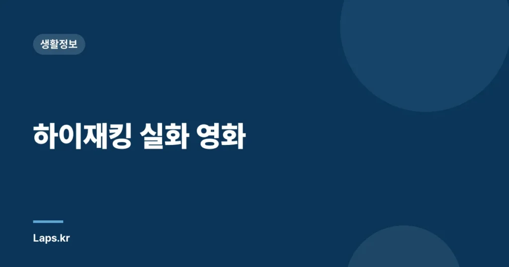 하이재킹 실화 영화