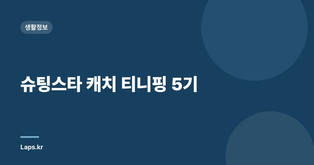 슈팅스타 캐치 티니핑 5기