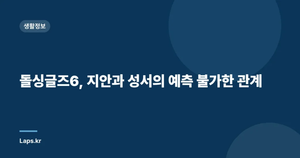 돌싱글즈6, 지안과 성서의 예측 불가한 관계