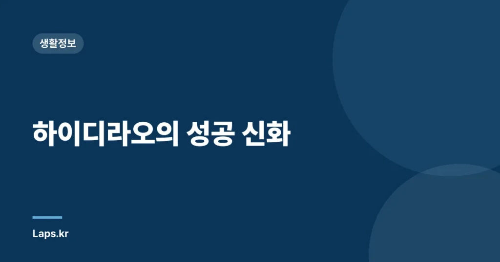 하이디라오의 성공 신화