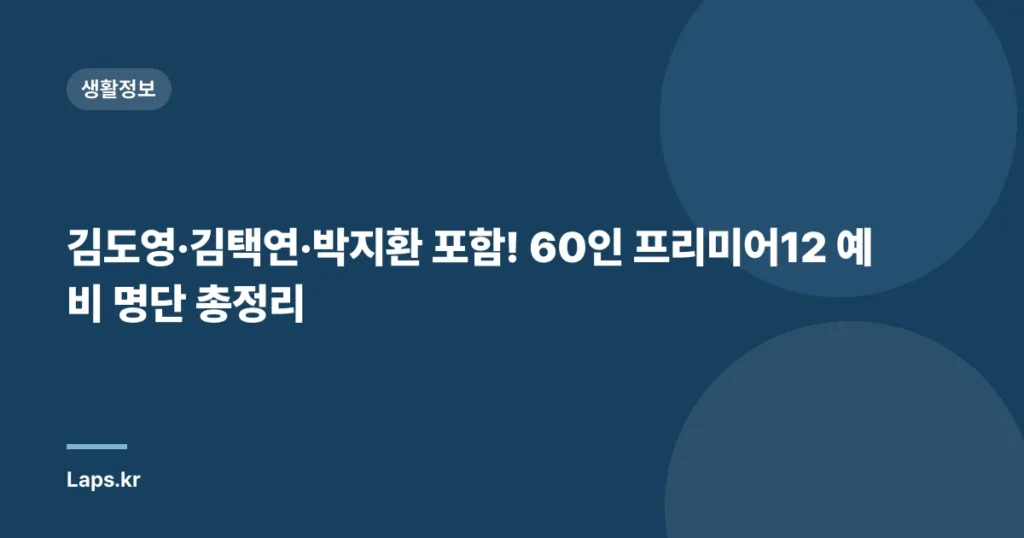 김도영·김택연·박지환 포함! 60인 프리미어12 예비 명단 총정리