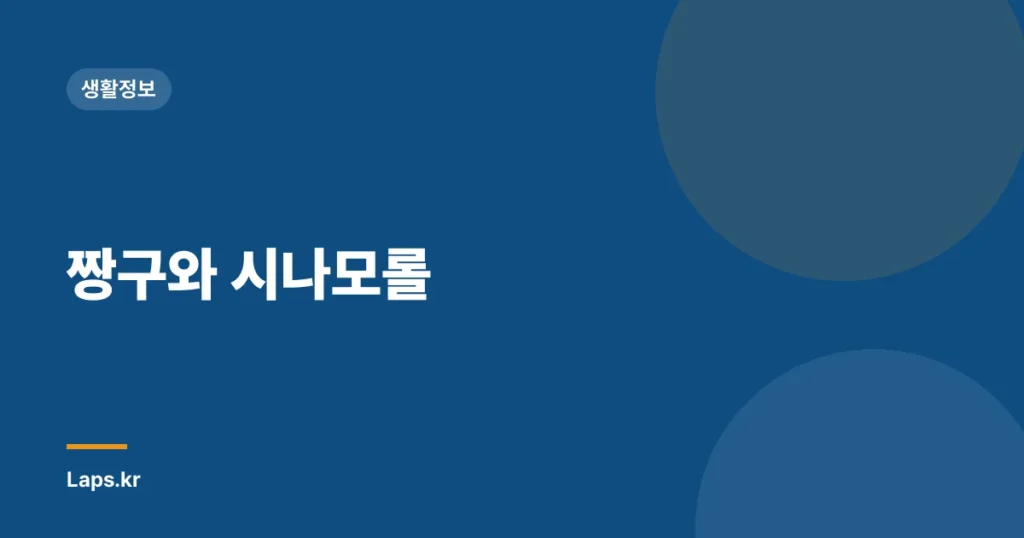 짱구와 시나모롤
