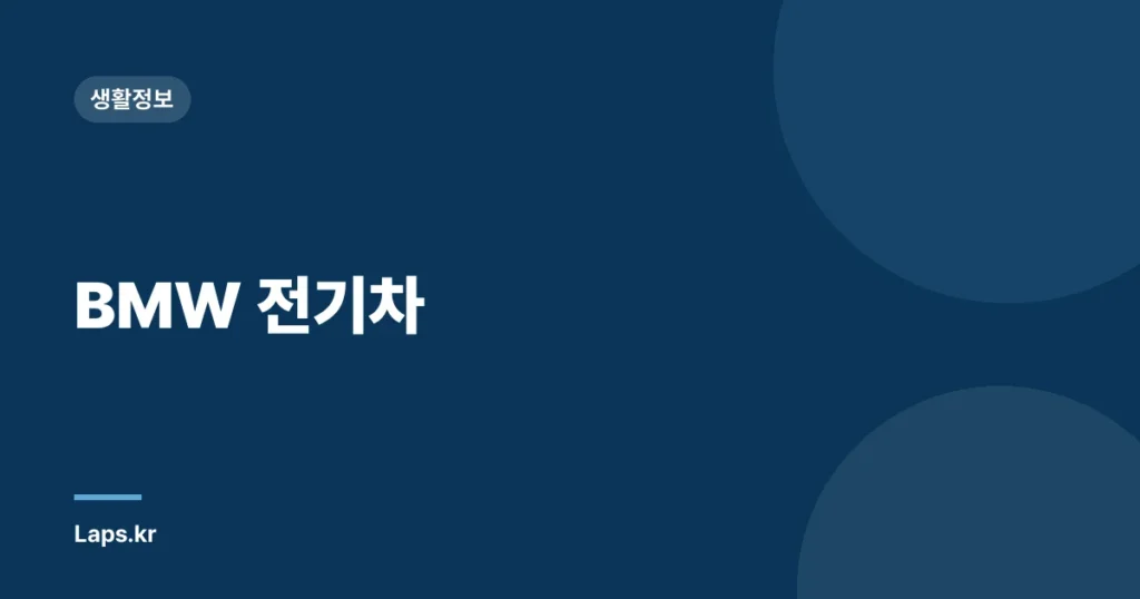 BMW 전기차