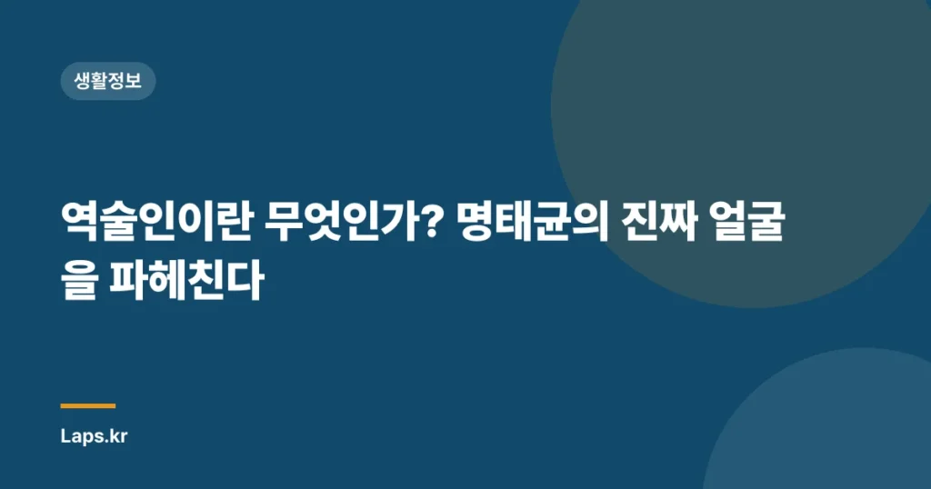역술인이란 무엇인가? 명태균의 진짜 얼굴을 파헤친다