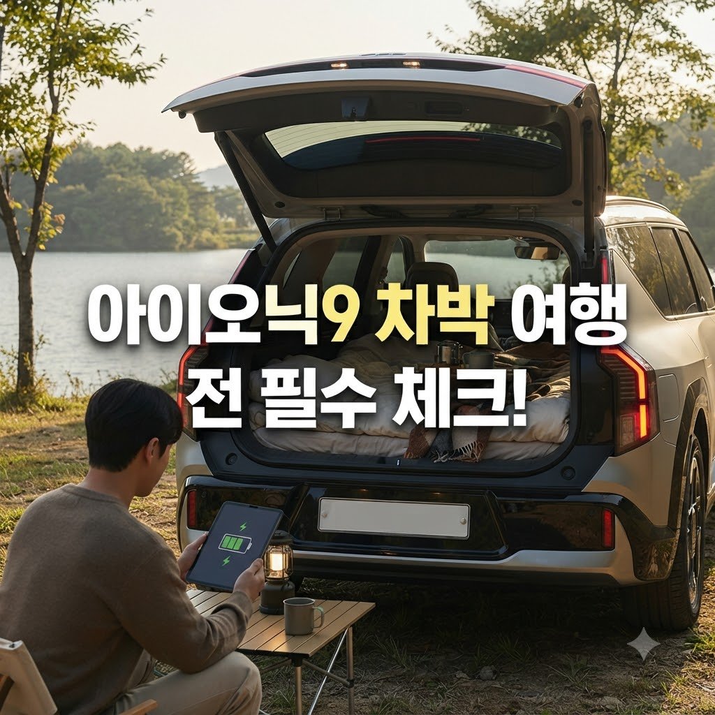 아이오닉9 차박 배터리 관리법, 장거리 여행 전 필수 확인사항