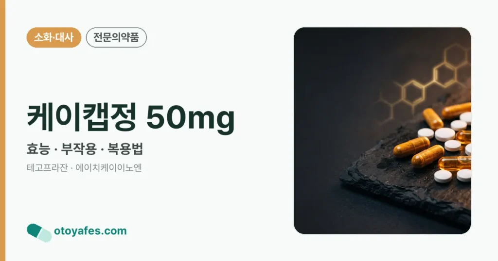 케이캡정 50mg 정리 썸네일